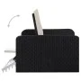 2-teiliges Gartenmöbel-Set und schwarze Kissen aus synthetischem Rattan von vidaXL, Gartensets - Ref: Foro24-46078, Preis: 38...