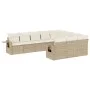 Juego de sofás jardín con cojines beige 10 pzas ratán sintético by , Garden sets - Ref: Foro24-3253025, Price: 688,44 €, Disc...