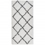 Alfombra de pelo largo moderna PAMPLONA crema y negro 100x200cm by , Rugs - Ref: Foro24-375364, Price: 42,46 €, Discount: %