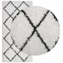 Alfombra de pelo largo moderna PAMPLONA crema y negro 100x200cm by , Rugs - Ref: Foro24-375364, Price: 42,46 €, Discount: %