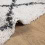 Alfombra de pelo largo moderna PAMPLONA crema y negro 100x200cm de , Alfombras - Ref: Foro24-375364, Precio: 41,83 €, Descuen...