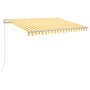 Toldo manual retráctil con LED amarillo y blanco 300x250 cm de , Toldos - Ref: Foro24-3068863, Precio: 261,07 €, Descuento: %
