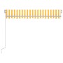 Toldo manual retráctil con LED amarillo y blanco 300x250 cm de , Toldos - Ref: Foro24-3068863, Precio: 261,07 €, Descuento: %