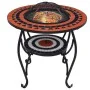 vidaXl Terracotta and White Ceramic Mosaic Table Brazier 68 cm by vidaXL, Chimneys - Ref: Foro24-46726, Price: 101,57 €, Disc...