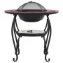 vidaXl Brasero mesa de mosaico cerámica terracota y blanco 68 cm de vidaXL, Chimeneas - Ref: Foro24-46726, Precio: 91,19 €, D...