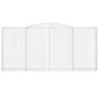 Gabion baskets 9 pcs arch shape iron 400x30x180/200 cm by , Pots and planters - Ref: Foro24-3146925, Price: 1,00 €, Discount: %