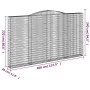 Cestas de gaviones 8 uds forma de arco hierro 400x30x220/240 cm de , Maceteros y jardineras - Ref: Foro24-3146950, Precio: 1,...
