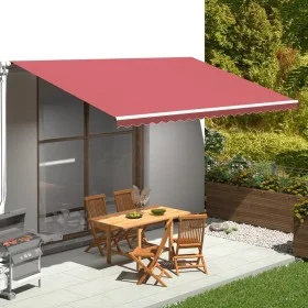 Replacement fabric for burgundy red awning 5x3 m by , Awnings - Ref: Foro24-311971, Price: 68,38 €, Discount: %