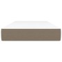 Pocket spring mattress taupe gray fabric 120x190x20 cm by , Mattresses - Ref: Foro24-4007145, Price: 195,04 €, Discount: %