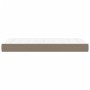 Pocket spring mattress taupe gray fabric 120x190x20 cm by , Mattresses - Ref: Foro24-4007145, Price: 195,04 €, Discount: %