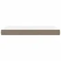 Pocket spring mattress taupe gray fabric 120x190x20 cm by , Mattresses - Ref: Foro24-4007145, Price: 199,41 €, Discount: %
