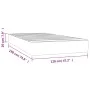 Pocket spring mattress taupe gray fabric 120x190x20 cm by , Mattresses - Ref: Foro24-4007145, Price: 199,41 €, Discount: %