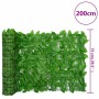 Green leaf balcony screen 200x75 cm by , Umbrellas - Ref: Foro24-3216421, Price: 22,80 €, Discount: %