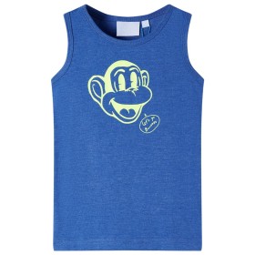 Camiseta de tirantes infantil azul mélange 92 de , Camisetas para niños - Ref: Foro24-11659, Precio: 8,00 €, Descuento: %