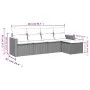 Garden sofa set with cushions 5 pieces beige synthetic rattan by , Garden sets - Ref: Foro24-3258320, Price: 357,31 €, Discou...