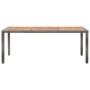Garten-Essgruppe 9-teilig und graue synthetische Rattankissen von vidaXL, Gartensets - Ref: Foro24-46041, Preis: 923,00 €, Ra...