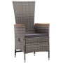 Garden dining set 9 pieces and gray synthetic rattan cushions by vidaXL, Garden sets - Ref: Foro24-46041, Price: 923,00 €, Di...