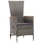 Garden dining set 9 pieces and gray synthetic rattan cushions by vidaXL, Garden sets - Ref: Foro24-46041, Price: 845,40 €, Di...