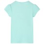 Camiseta infantil aguamarina claro 116 de , Camisetas para niños - Ref: Foro24-10766, Precio: 8,41 €, Descuento: %