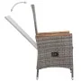 Garden dining set 9 pieces and gray synthetic rattan cushions by vidaXL, Garden sets - Ref: Foro24-46041, Price: 845,40 €, Di...