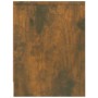 Mesita de noche madera contrachapada roble ahumado 40x30x40 cm de vidaXL, Mesitas de noche - Ref: Foro24-815405, Precio: 34,0...