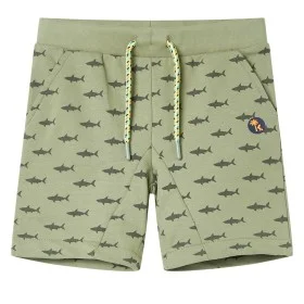 Children's shorts with drawstring light khaki 140 by , kids pants - Ref: Foro24-12328, Price: 10,09 €, Discount: %