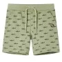 Children's shorts with drawstring light khaki 140 by , kids pants - Ref: Foro24-12328, Price: 10,09 €, Discount: %
