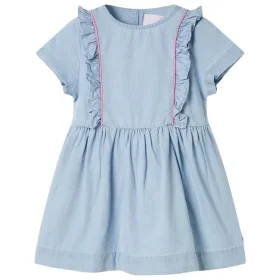 Kinderkleid mit zarten blauen Rüschen 92 von , Kinderkleider - Ref: Foro24-10904, Preis: 12,22 €, Rabatt: %