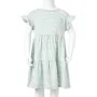 Children's dress with mint green ruffle sleeves 92 by , Children's dresses - Ref: Foro24-11509, Price: 10,19 €, Discount: %