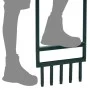 Lawn aerator with 5 hollow steel spikes green powder coating by , Garden tools - Ref: Foro24-156040, Price: 48,07 €, Discount: %
