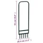 Lawn aerator with 5 hollow steel spikes green powder coating by , Garden tools - Ref: Foro24-156040, Price: 48,07 €, Discount: %