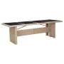 Set comedor de jardín 9 piezas y cojines ratán sintético beige de vidaXL, Conjuntos de jardín - Ref: Foro24-46048, Precio: 94...