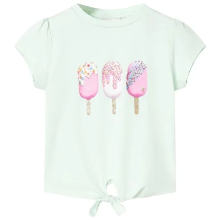 Camiseta infantil verde menta claro 104 de , Camisetas para niños - Ref: Foro24-10705, Precio: 8,52 €, Descuento: %