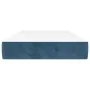 Dunkelblaue Taschenfederkernmatratze aus Samt, 120 x 190 x 20 cm von , Matratzen - Ref: Foro24-4007158, Preis: 203,79 €, Raba...