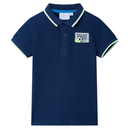 Dunkelblaues Kinder-Poloshirt 92 von , Kinder-T-Shirts - Ref: Foro24-12439, Preis: 9,40 €, Rabatt: %