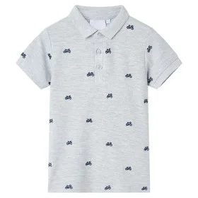 Polo infantil gris melange 140 de , Camisetas para niños - Ref: Foro24-12168, Precio: 10,65 €, Descuento: %