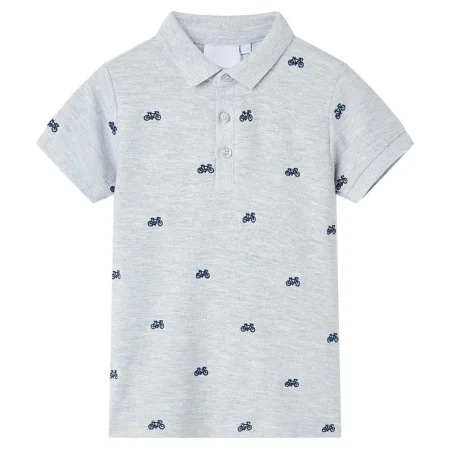 Gray melange children's polo shirt size 140 by , Kids T-shirts - Ref: Foro24-12168, Price: 10,65 €, Discount: %