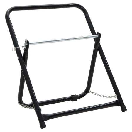 Schwarzer Stahl-Schlauchwagen, 48 cm, 45 kg. von , Gartenschlauchhalter - Ref: Foro24-156041, Preis: 36,42 €, Rabatt: %