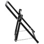 Carrito de rollo de manguera acero negro 48 cm 45 kg de , Soporte de manguera de jardín - Ref: Foro24-156041, Precio: 33,58 €