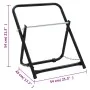 Carrito de rollo de manguera acero negro 48 cm 45 kg by , Garden hose holder - Ref: Foro24-156041, Price: 35,24 €, Discount: %
