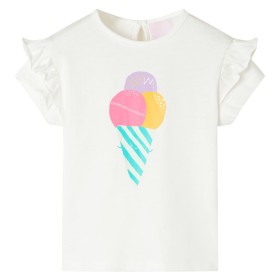 Kinder-T-Shirt in Ecru Farbe 92 von , Kinder-T-Shirts - Ref: Foro24-11529, Preis: 7,72 €, Rabatt: %
