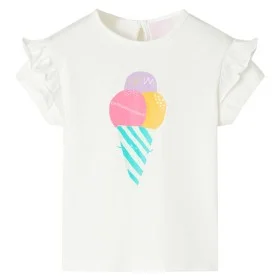 Kinder-T-Shirt in Ecru Farbe 92 von , Kinder-T-Shirts - Ref: Foro24-11529, Preis: 7,65 €, Rabatt: %