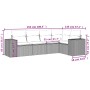 Set Gartensofas mit Kissen 5 Stück synthetisches Rattan beige von , Gartensets - Ref: Foro24-3254865, Preis: 408,53 €, Rabatt: %
