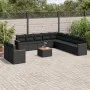Garden sofa set 12 pieces with black synthetic rattan cushions by , Garden sets - Ref: Foro24-3258534, Price: 797,80 €, Disco...