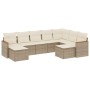 9-piece garden sofa set with beige synthetic rattan cushions by , Garden sets - Ref: Foro24-3258943, Price: 625,04 €, Discoun...