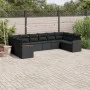 Garden sofa set 10 pieces with black synthetic rattan cushions by , Garden sets - Ref: Foro24-3258723, Price: 623,19 €, Disco...