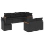 Set de sofás de jardín 8 piezas y cojines ratán sintético negro de , Conjuntos de jardín - Ref: Foro24-3258562, Precio: 583,2...