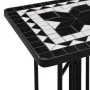 Black and White Ceramic Mosaic Side Table by vidaXL, Pot stands - Ref: Foro24-46711, Price: 45,15 €, Discount: %