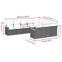 Set Gartensofas mit beigen Kissen 10 Stück synthetisches Rattan von , Gartensets - Ref: Foro24-3258740, Preis: 666,02 €, Raba...