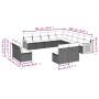 Set Gartensofas mit Kissen 13 Stück synthetisches Rattan beige von , Gartensets - Ref: Foro24-3260567, Preis: 853,50 €, Rabat...